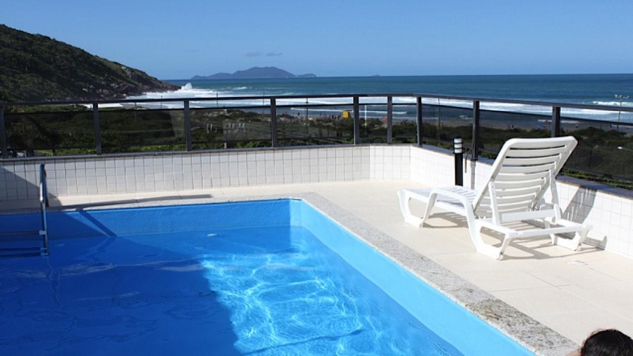 Linda Cobertura Frente Mar Com Piscina Privativa E Pe Na Areia! Apartment Florianopolis Exterior photo